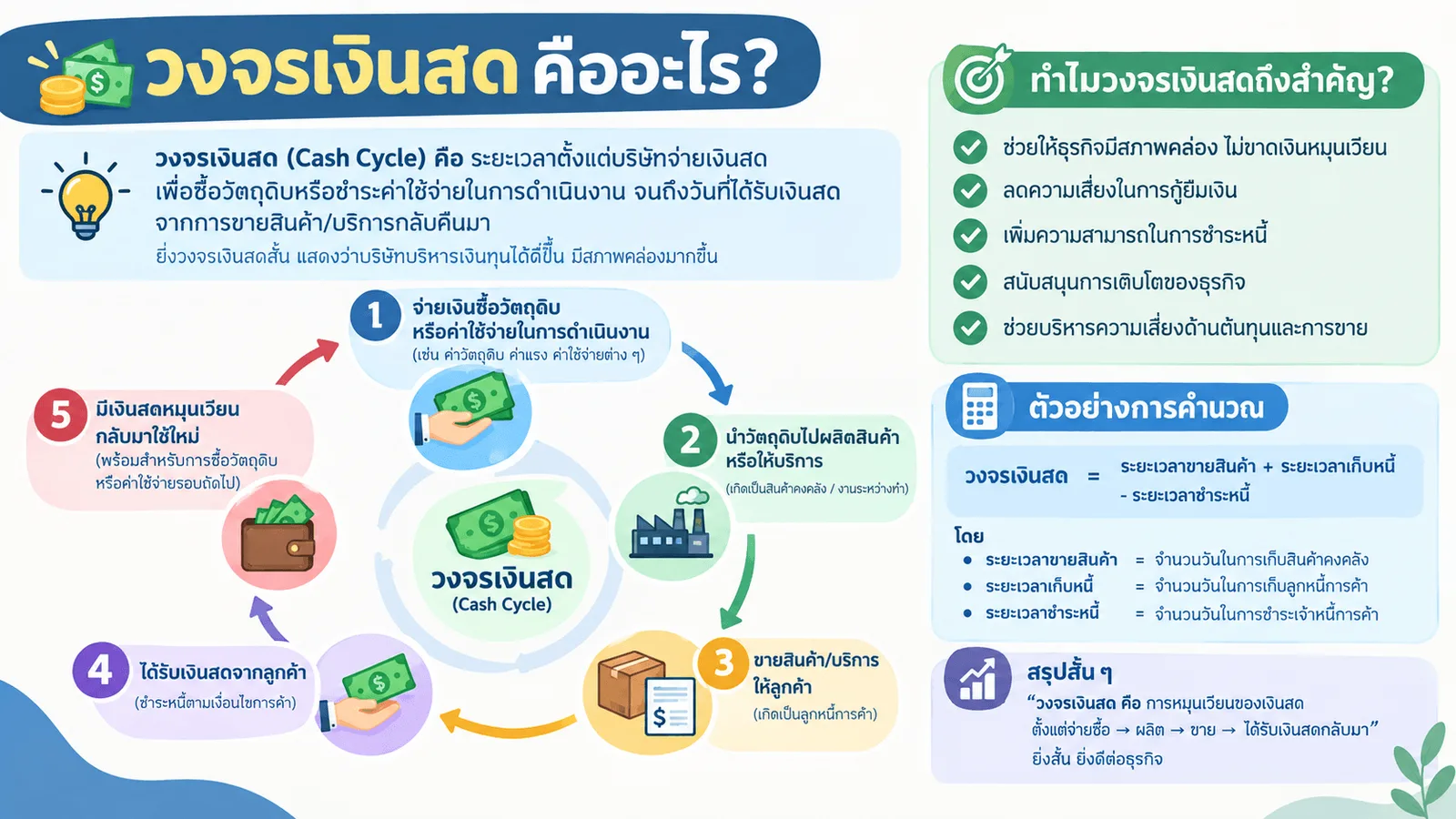 วงจรเงินสดคืออะไร?